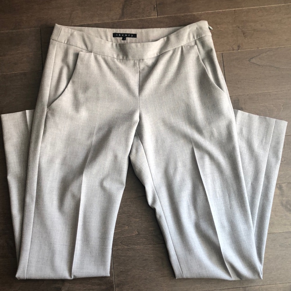 Theory wool pants - gray